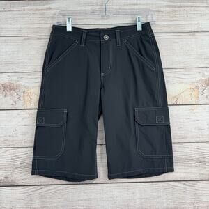 Kuhl Cargo Hiking 12" Shorts Youth Boys Large 14/16 Dark Gray Stretch Adjustable